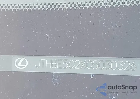 2012 Lexus Is 350 z USA, uszkodzony, nr VIN JTHBE5C2XC5030326